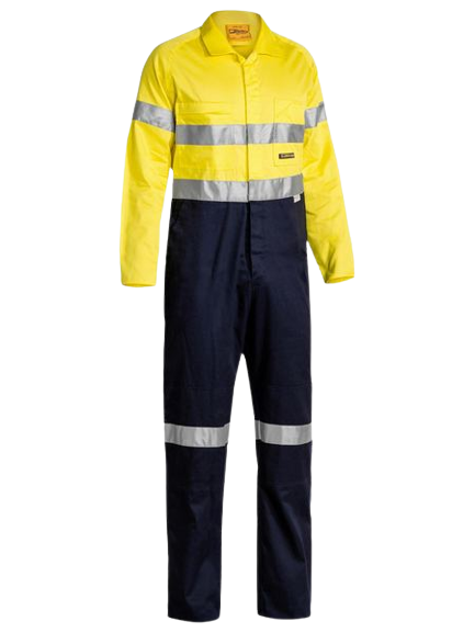 Coverall Bisley 2 Tone - Yellow Hi Vis