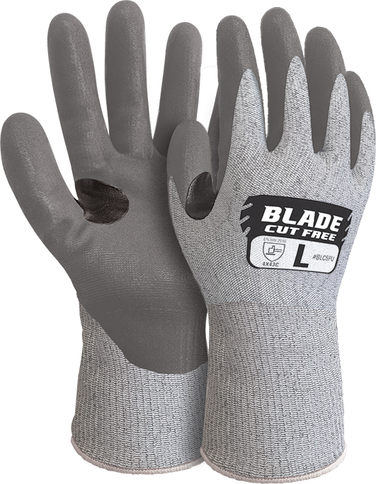Gloves Blade Cut 5 PU Size Large