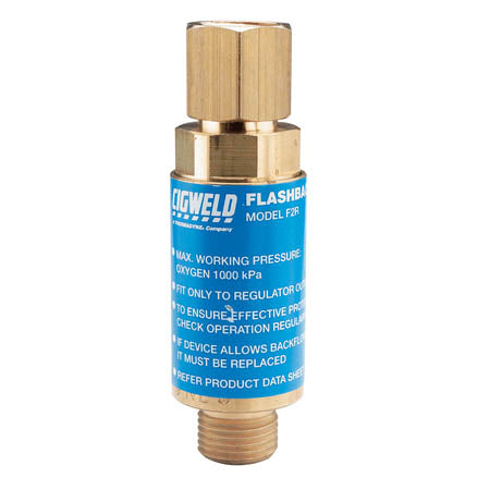 Flash Back Arrestor Regulator End Oxygen