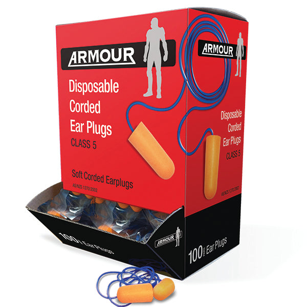 Earplugs Corded Box 100