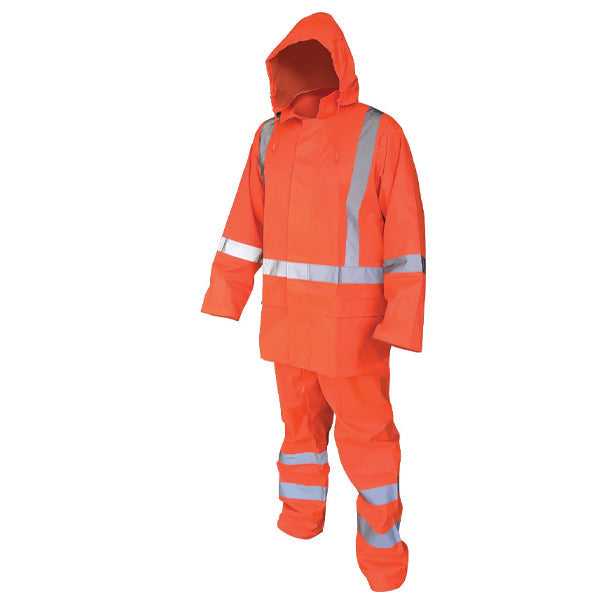 Rainsuit Orange Reflective