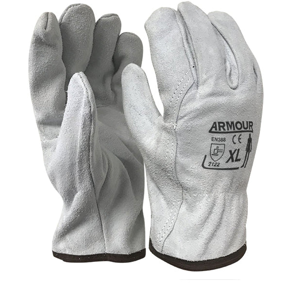 Glove Leather Full Slit Rigger