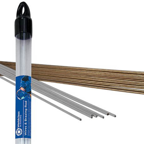 Brazing Rod Manganese Bronze Bare 2.4mm Pkt10