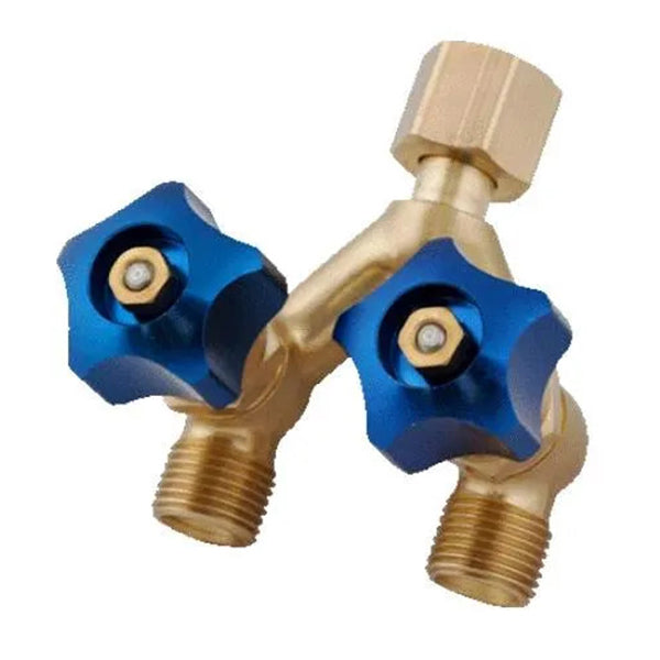Y Piece With Valves RH 5/8 UNF