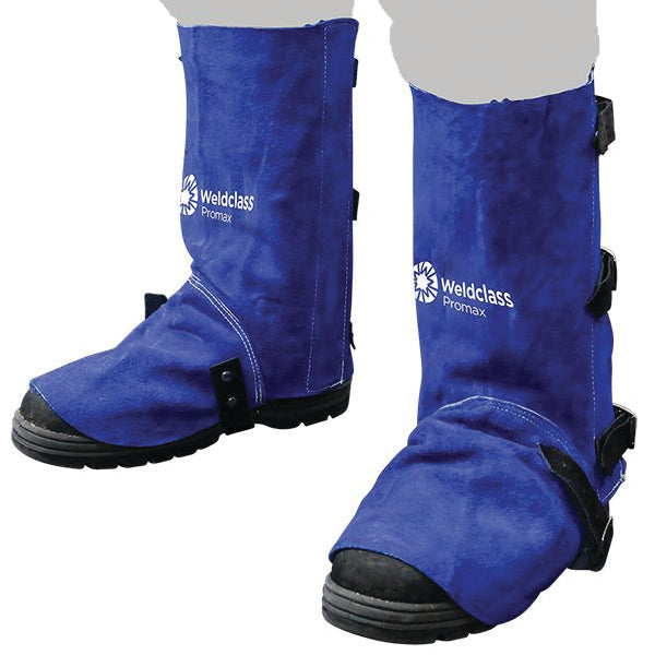 Spats - Promax Blue - 310mm - Buckle Style
